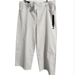 NWT. Banana Republic High-Rise Wide- Leg Jeans Sz. 34/18